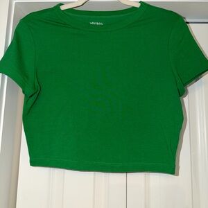 Wild Fable Vibrant Green Crop Top